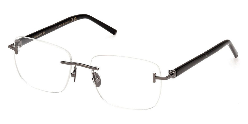 Tom Ford® FT5956-P FT5956-P 008 56 - 008 Shiny Gunmetal Eyeglasses
