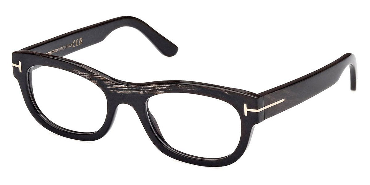 Tom Ford® FT5957-P FT5957-P 063 51 - 063 Black/Horn Eyeglasses