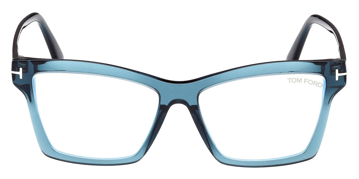 Tom Ford® FT5964-B FT5964-B 092 54 - 092 - Shiny Blue / Shiny Blue Eyeglasses
