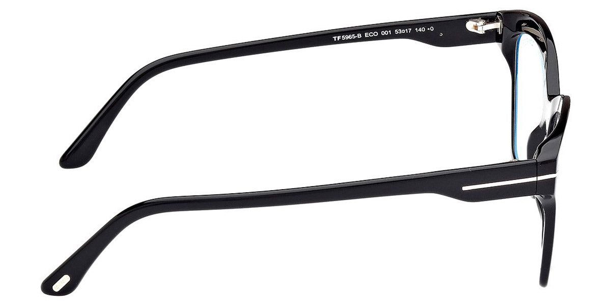 Tom Ford® FT5965-B FT5965-B 001 53 - 001 - Shiny Black / Shiny Black Eyeglasses