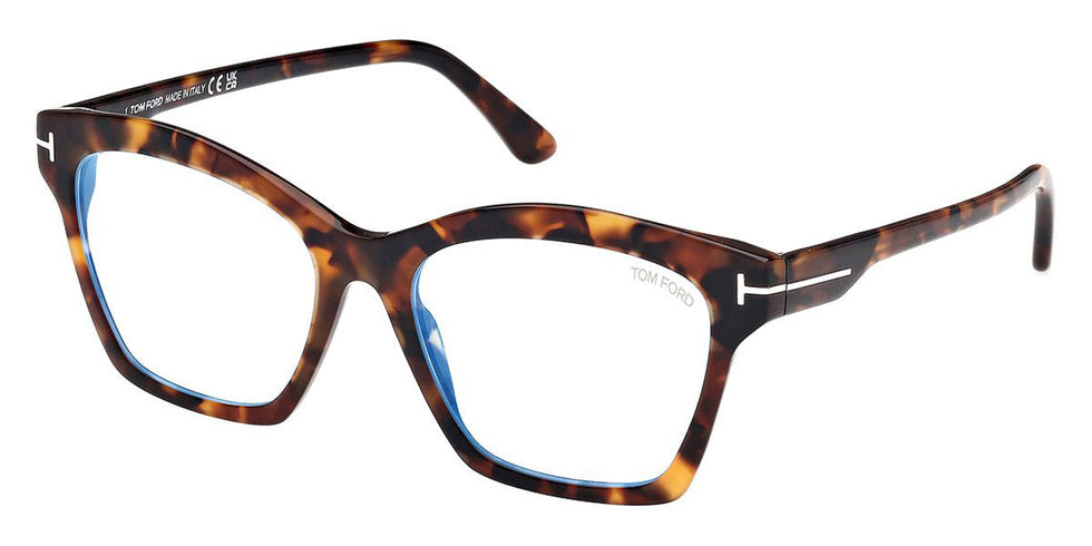 Tom Ford® FT5965-B FT5965-B 052 53 - 052 - Dark Havana / Dark Havana Eyeglasses