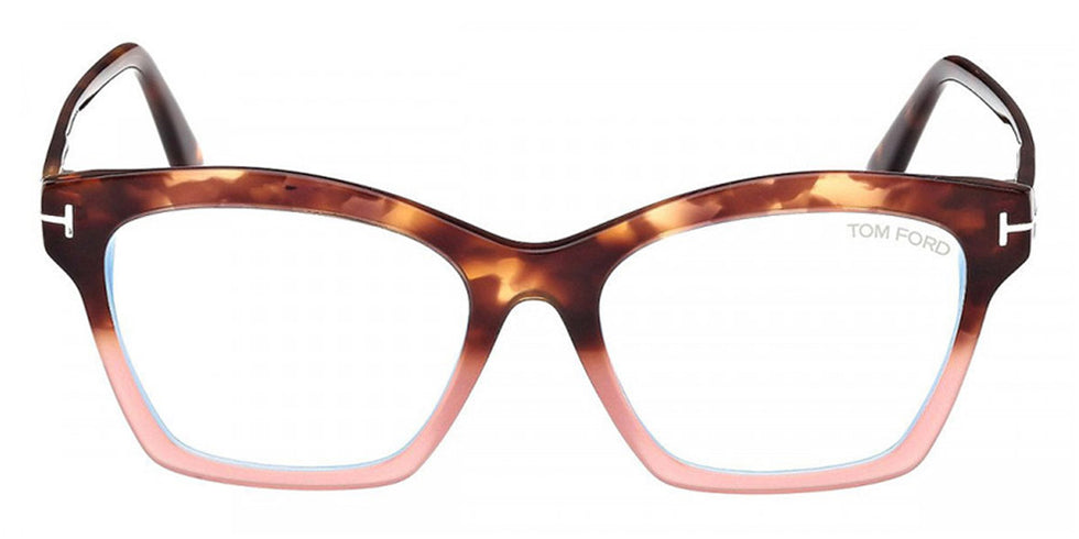 Tom Ford® FT5965-B FT5965-B 055 53 - 055 - Havana/Monocolor / Havana/Monocolor Eyeglasses