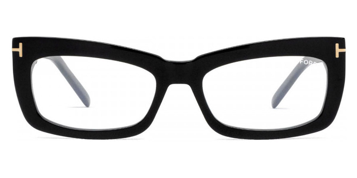 Tom Ford® FT5966-B FT5966-B 001 55 - 001 - Shiny Black / Shiny Black Eyeglasses