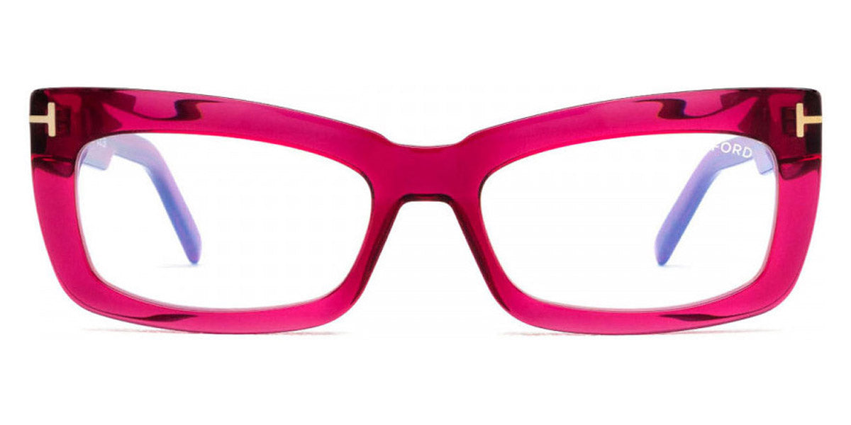 Tom Ford® FT5966-B FT5966-B 075 55 - 075 - Shiny Dark Fuxia / Shiny Dark Fuxia Eyeglasses
