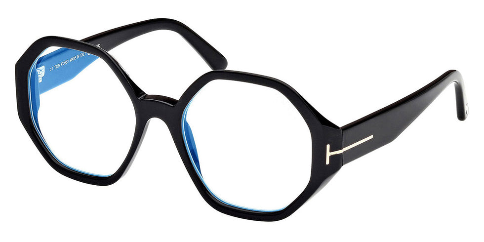 Tom Ford® FT5967-B FT5967-B 001 53 - 001 - Shiny Black / Shiny Black Eyeglasses