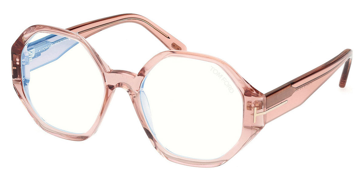 Tom Ford® FT5967-B FT5967-B 072 53 - 072 - Shiny Light Pink / Shiny Light Pink Eyeglasses