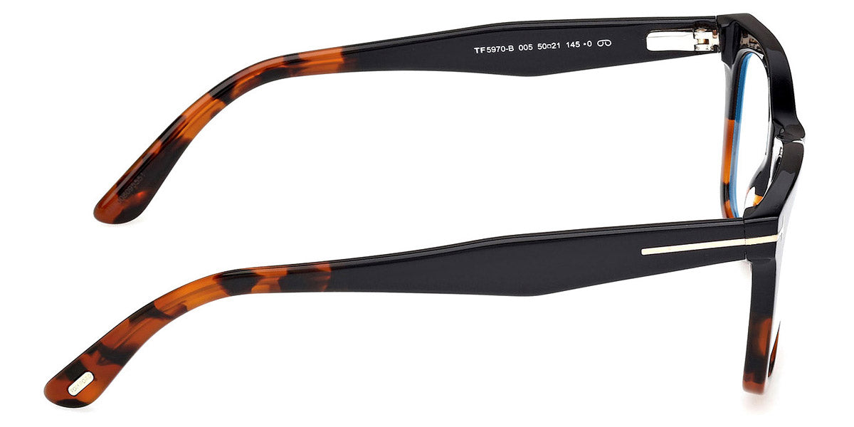 Tom Ford® FT5970-B FT5970-B 005 50 - 005/Black/Havana / Black/Havana Eyeglasses