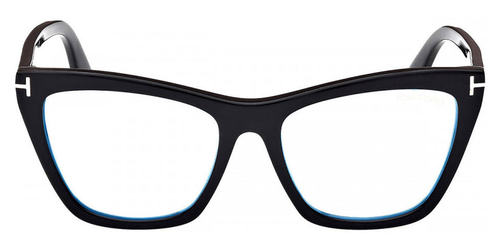 Tom Ford® FT5971-B FT5971-B 001 54 - 001 - Shiny Black / Shiny Black Eyeglasses