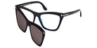 Tom Ford® FT5971-B FT5971-B 001 54 - 001 - Shiny Black / Shiny Black Eyeglasses