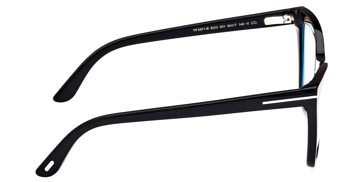 Tom Ford® FT5971-B FT5971-B 001 54 - 001 - Shiny Black / Shiny Black Eyeglasses