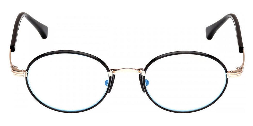 Tom Ford® FT5973-B FT5973-B 005 49 - 005 - Shiny Black / Shiny Rose Gold Eyeglasses