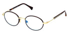 Tom Ford® FT5973-B FT5973-B 050 49 - 050 - Shiny Dark Brown / Shiny Deep Gold Eyeglasses