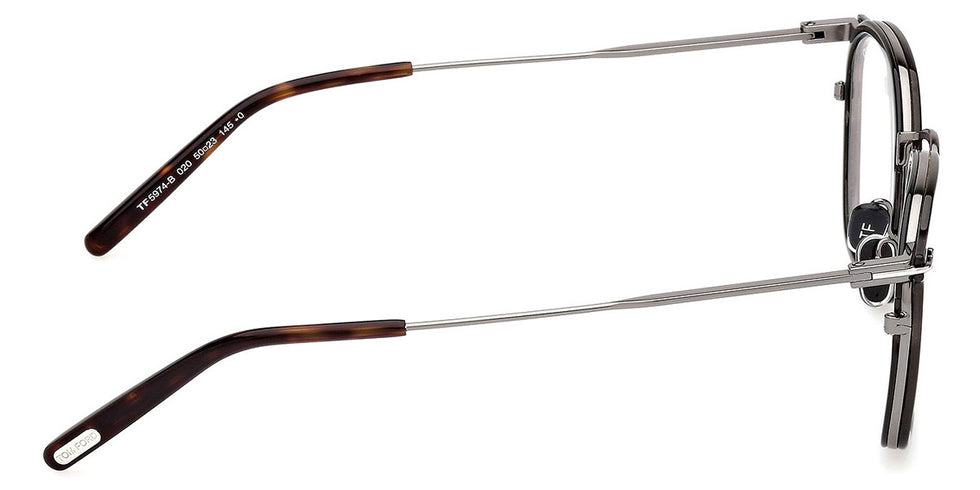 Tom Ford® FT5974-B FT5974-B 020 50 - 020 - Shiny Grey / Shiny Gunmetal Eyeglasses