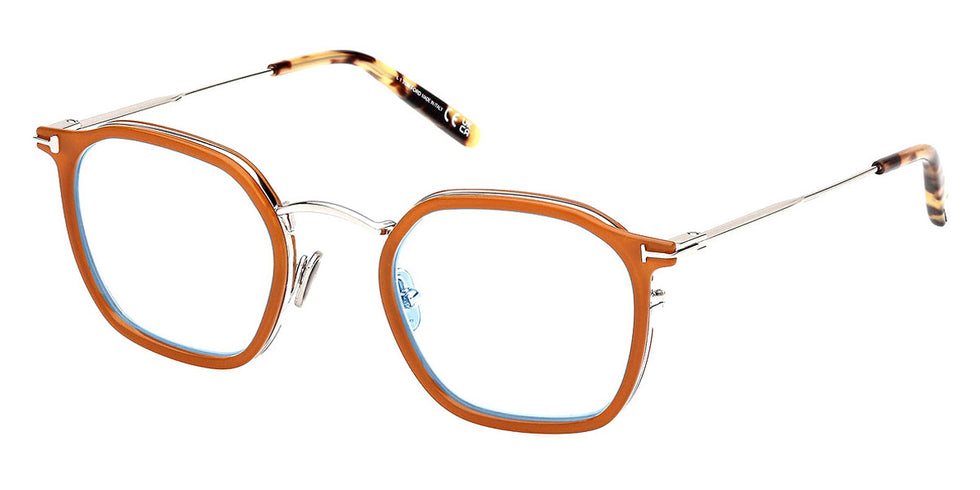 Tom Ford® FT5974-B FT5974-B 041 50 - 041 - Shiny Light Yellow / Shiny Palladium Eyeglasses