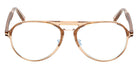 Tom Ford® FT5981-B FT5981-B 045 57 - 045 - Shiny Light Brown / Shiny Light Brown Eyeglasses