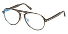 Tom Ford® FT5981-B FT5981-B 093 57 - 093 - Shiny Light Green / Shiny Light Green Eyeglasses