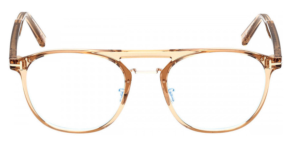 Tom Ford® FT5982-B FT5982-B 045 52 - 045 - Shiny Light Brown / Shiny Light Brown Eyeglasses