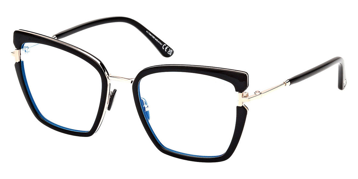Tom Ford® FT5984-B FT5984-B 001 54 - 001 - Shiny Black / Matte Black Eyeglasses