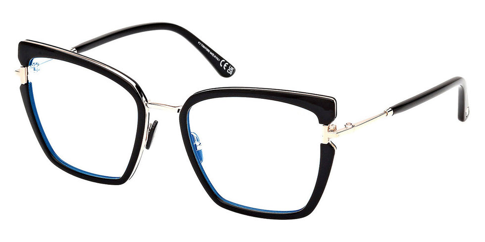 Tom Ford® FT5984-B FT5984-B 001 54 - 001 - Shiny Black / Matte Black Eyeglasses