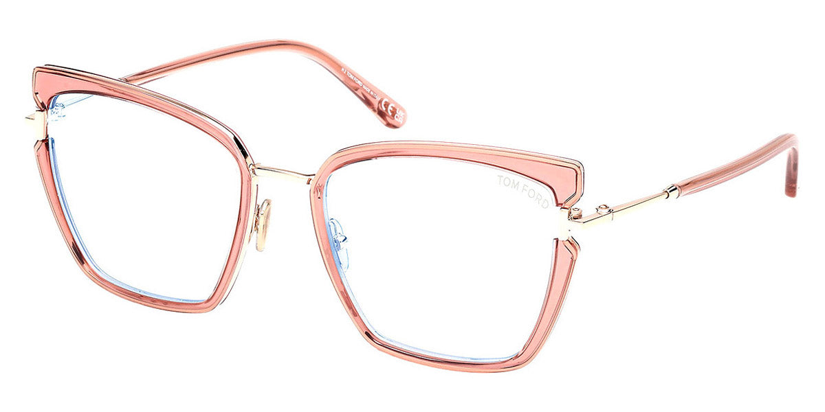 Tom Ford® FT5984-B FT5984-B 072 54 - 072 - Shiny Light Pink / Shiny Light Pink Eyeglasses
