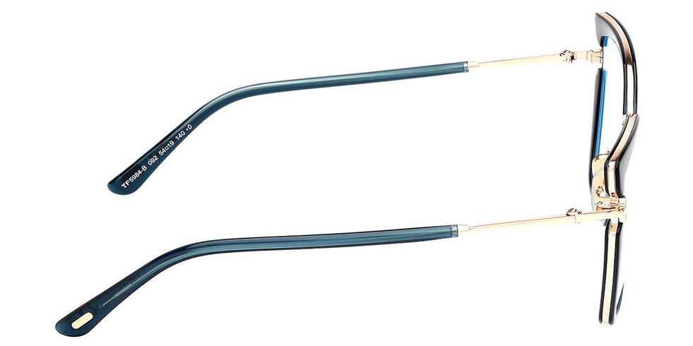 Tom Ford® FT5984-B FT5984-B 092 54 - 092 - Shiny Light Blue / Shiny Light Blue Eyeglasses