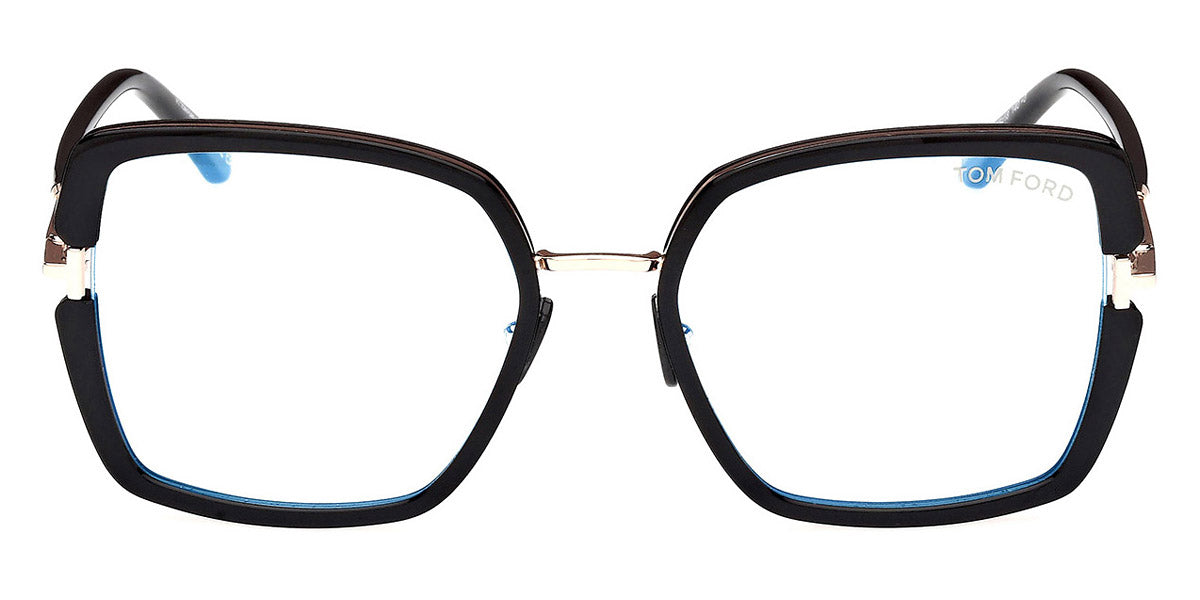Tom Ford® FT5985-B FT5985-B 001 55 - 001 - Shiny Black / Shiny Black Eyeglasses