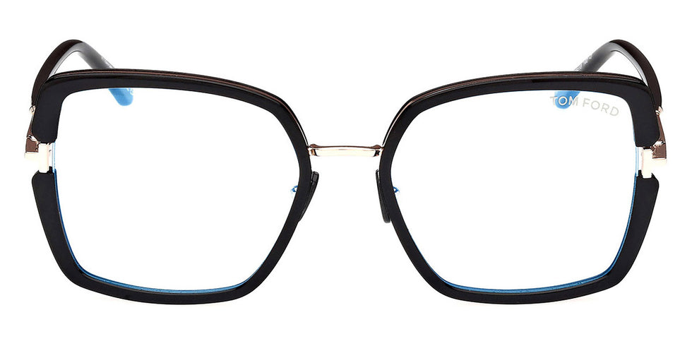 Tom Ford® FT5985-B FT5985-B 001 55 - 001 - Shiny Black / Shiny Black Eyeglasses