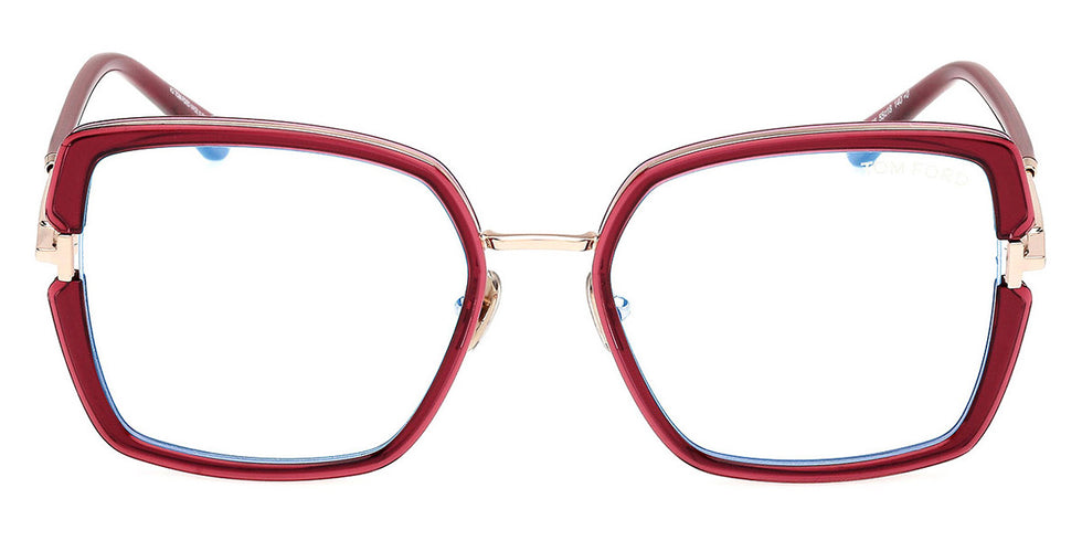 Tom Ford® FT5985-B FT5985-B 075 55 - 075 - Shiny Dark Fuxia / Shiny Dark Fuxia Eyeglasses