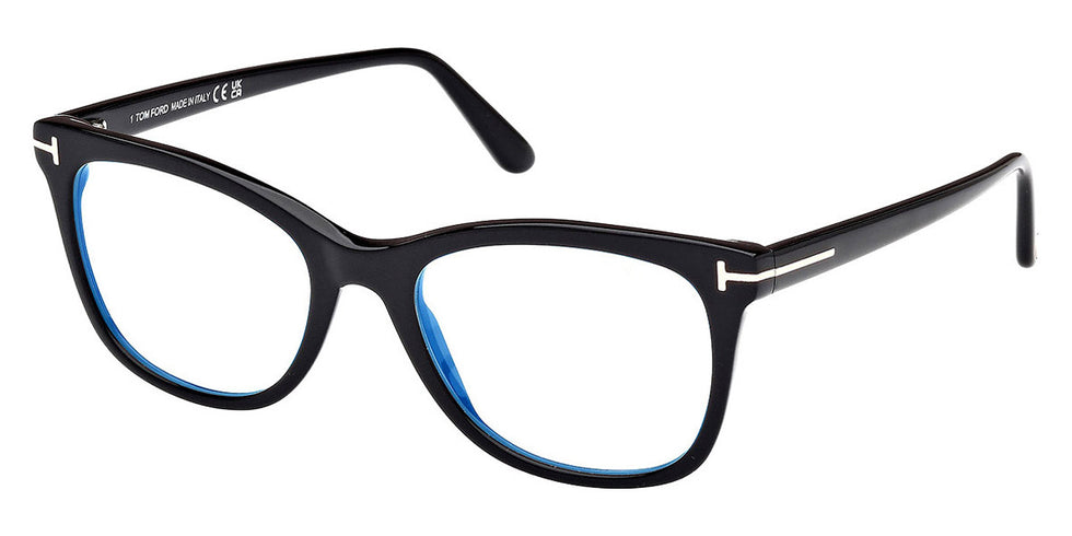 Tom Ford® FT5986-B FT5986-B 001 52 - 001 - Shiny Black / Shiny Black Eyeglasses
