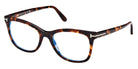 Tom Ford® FT5986-B FT5986-B 052 52 - 052 - Dark Havana / Dark Havana Eyeglasses