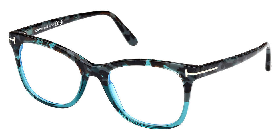 Tom Ford® FT5986-B FT5986-B 055 52 - 055 - Havana/Gradient / Coloured Havana Eyeglasses