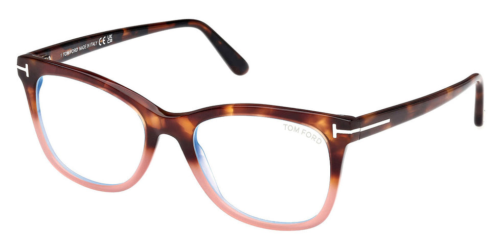 Tom Ford® FT5986-B FT5986-B 056 52 - 056 - Havana/Gradient / Coloured Havana Eyeglasses