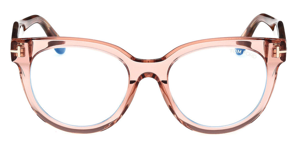 Tom Ford® FT5987-B FT5987-B 072 52 - 072 - Shiny Light Pink / Coloured Havana Eyeglasses