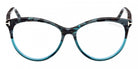 Tom Ford® FT5990-B FT5990-B 055 55 - Colored Havana / Blue Filter Sunglasses