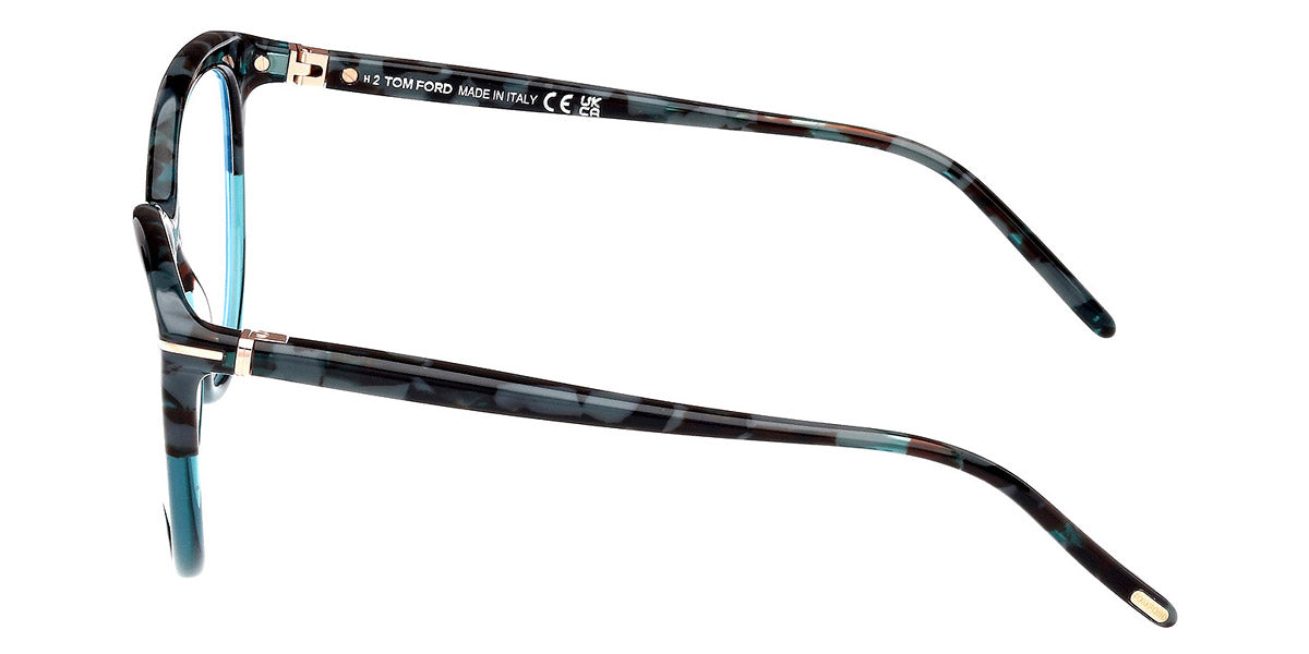 Tom Ford® FT5990-B FT5990-B 055 55 - Colored Havana / Blue Filter Sunglasses
