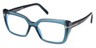 Tom Ford® FT5991-B FT5991-B 092 55 - 092 - Shiny Blue / Shiny Blue Eyeglasses