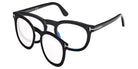 Tom Ford® FT5993-B FT5993-B 005 50 - 005 - Shiny Black / Shiny Black Eyeglasses