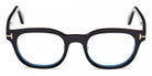 Tom Ford® FT6020-D-B FT6020-D-B 001 49 - Shiny Black / Blue Filter Eyeglasses