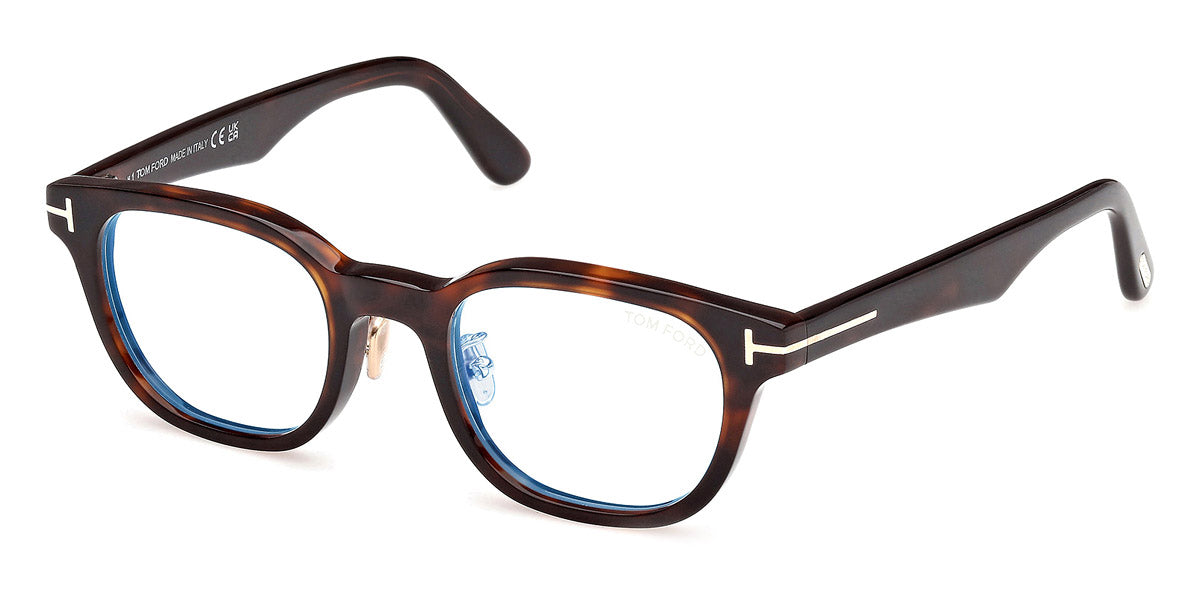 Tom Ford® FT6020-D-B FT6020-D-B 052 49 - Dark Havana / Blue Filter Eyeglasses