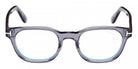 Tom Ford® FT6020-D-B FT6020-D-B 090 49 - Shiny Blue / Blue Filter Eyeglasses