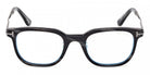 Tom Ford® FT6022-D-B FT6022-D-B 063 52 - Shiny Gunmetal/Black Horn / Blue Filter Eyeglasses