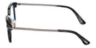 Tom Ford® FT6022-D-B FT6022-D-B 063 52 - Shiny Gunmetal/Black Horn / Blue Filter Eyeglasses