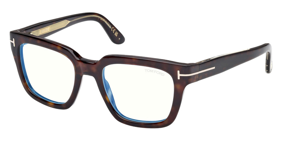 Tom Ford® FT6027-B Eyeglasses FT6027-B 052 52 - 052 - Dark Havana/Dark Havana