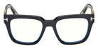 Tom Ford® FT6027-F-B Eyeglasses FT6027-F-B 001 53 - 001 - Shiny Black/Shiny Black
