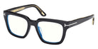 Tom Ford® FT6027-F-B Eyeglasses FT6027-F-B 001 53 - 001 - Shiny Black/Shiny Black