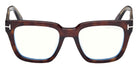Tom Ford® FT6027-F-B Eyeglasses FT6027-F-B 052 53 - 052 - Dark Havana/Dark Havana