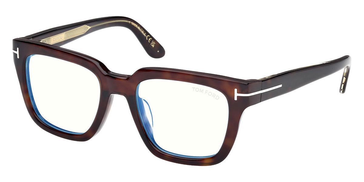 Tom Ford® FT6027-F-B Eyeglasses FT6027-F-B 052 53 - 052 - Dark Havana/Dark Havana