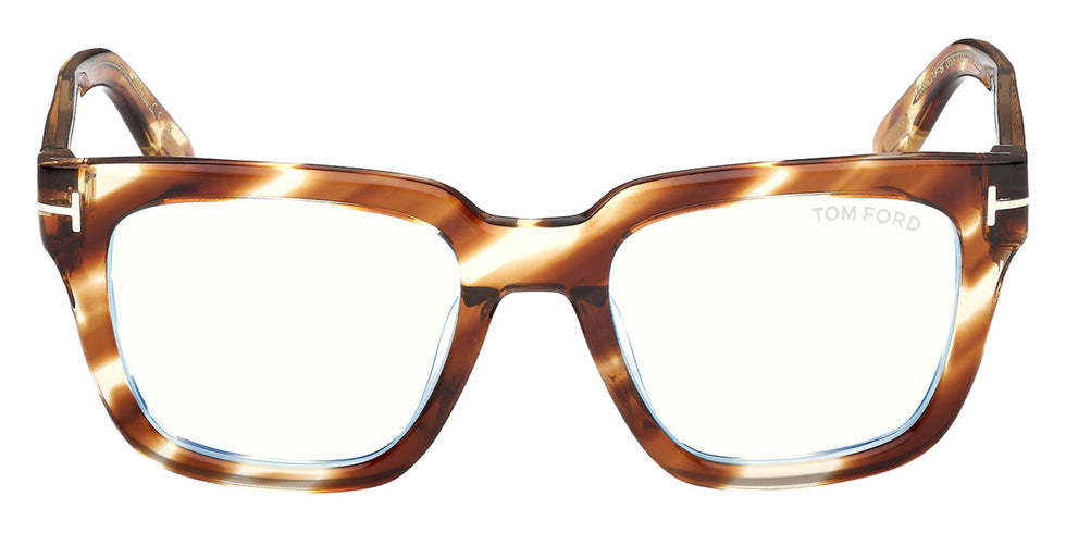 Tom Ford® FT6027-F-B Eyeglasses FT6027-F-B 055 53 - 055 - Coloured Havana/Coloured Havana