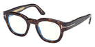 Tom Ford® FT6028-B Eyeglasses FT6028-B 052 49 - 052 - Dark Havana/Dark Havana