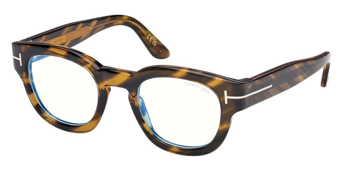 Tom Ford® FT6028-B Eyeglasses FT6028-B 056 49 - 056 - Coloured Havana/Coloured Havana